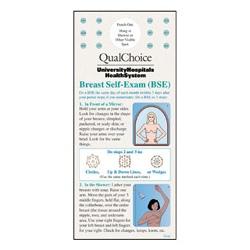 Breast Self-Exam Shower Cards